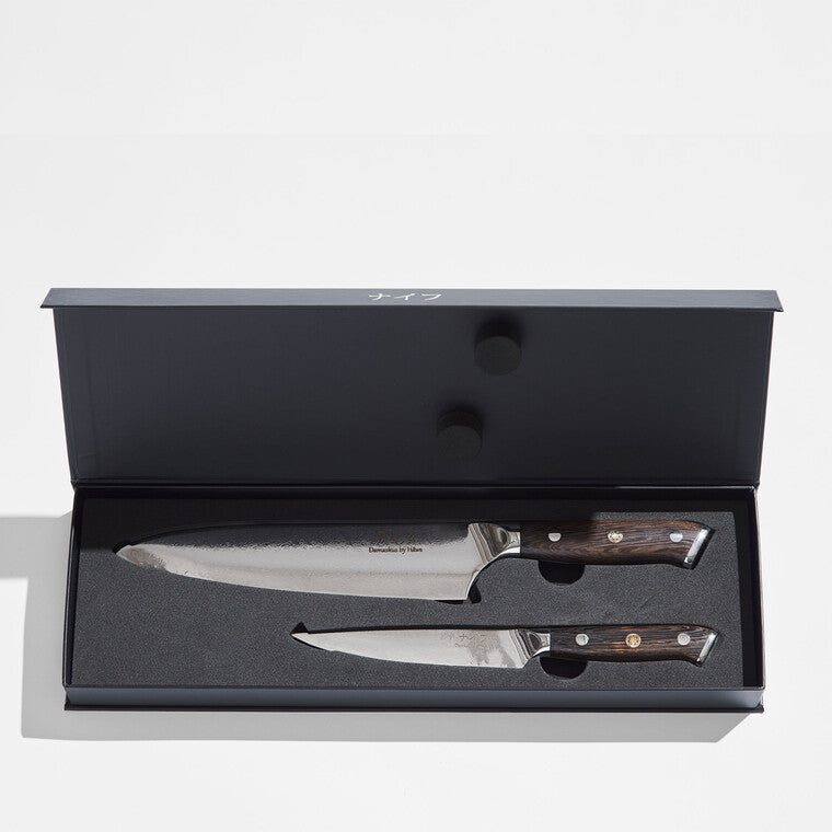 Damascus by Hâws knivsæt 2 stk